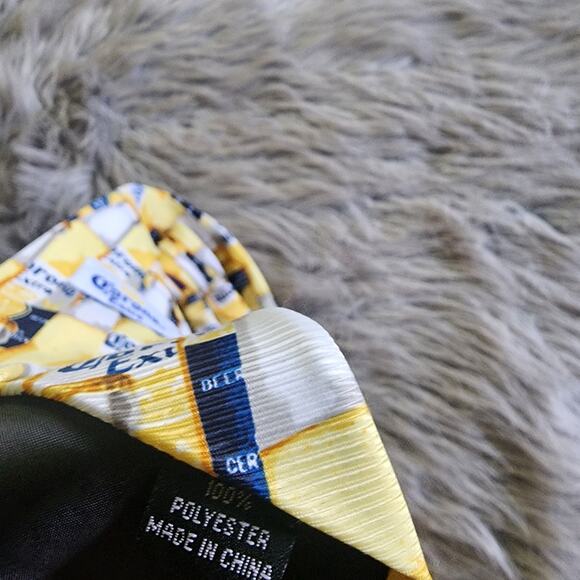 Corona Extra beer bottle graphic novelty men's tie - Picture 8 of 8